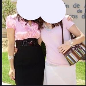 Pink and black Barbie dresss